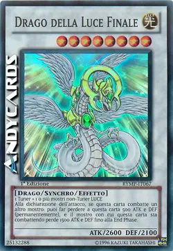 DRAGO DELLA LUCE FINALE (Light End Dragon) • Super R • RYMP IT067 • 1Ed • Yugioh - Image 1