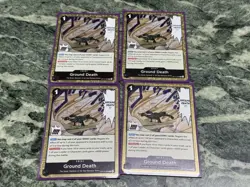 One Piece Card Lot of SEC/SR/R English Ground Death, Five Elders Mary Geoise - Image 2