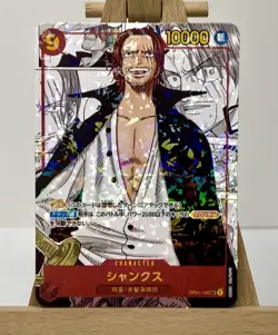 One Piece Manga Alt Art Shanks Holo op01-120 JUMP JPN mini Promo Perforated - Image 1