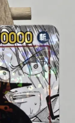 One Piece Manga Alt Art Shanks Holo op01-120 JUMP JPN mini Promo Perforated - Image 5