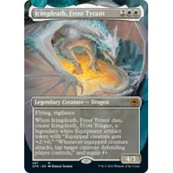 ICINGDEATH, FROST TYRANT (BORDERLESS) Adventures In The Forgotten Realms AFR MTG - Image 1