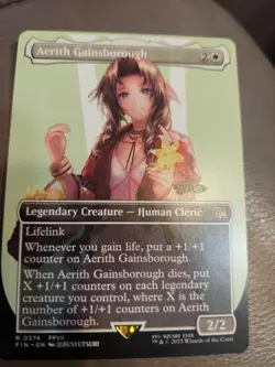 Aerith Gainsborough (Borderless) Final Fantasy Regular - Image 1