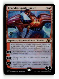 MTG | Chandra, Spark Hunter | Prerelease | Foil | Moderately Played | English - Image 1