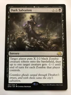 MTG Eldritch Moon Dark Salvation 087/205 LP Rare - Image 1