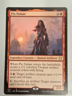 Pia Nalaar - Commander 2021 Magic the Gathering MTG Nice! - Image 1