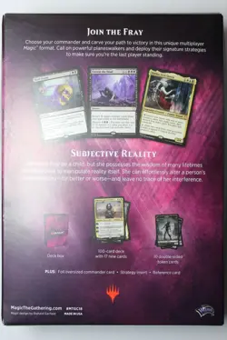 MTG Commander 2018 Deck Subjective Reality Magic the Gathering - Image 2