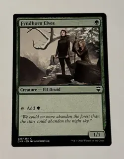 1X MTG Fyndhorn Elves Commander Legends NM - Image 1