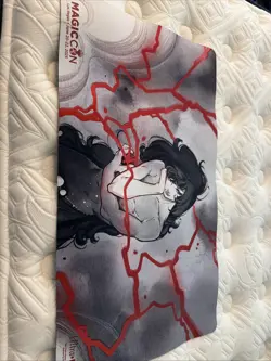 MagicCon Las Vegas 2025 Exclusive - Peach Momoko - Lightning Bolt - Playmat - Image 1