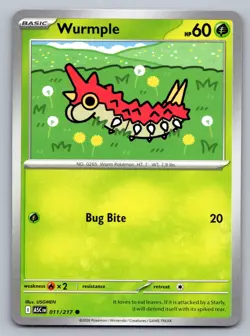 Pokemon TCG ME: Ascended Heroes Wurmple 011/217 - Image 1