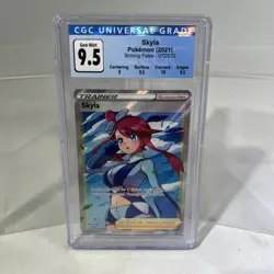 2021 Pokemon Shining Fates Skylar Full Art 072/072 CGC Gem Mint 9.5 #ML - Image 1