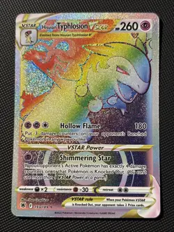 2022 Pokemon SWSH Astral Radiance 193/189 Hisuian Typhlosion Vstar - Image 1