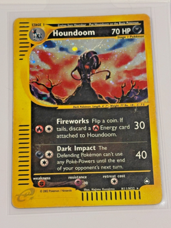 Pokemon TCG Houndoom Holo WOTC 2002 Aquapolis H11/H32 MP - Image 2