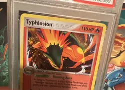 2006 Pokemon Black Star Promo Typhlosion Cosmos Holo PSA 9 Mint #034 - Image 5