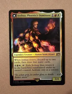 MTG Joshua, Phoenix's Dominant x1 NM *FOIL* from Final Fantasy - Image 1