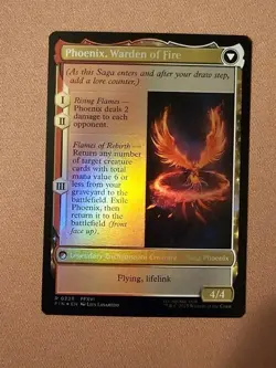 MTG Joshua, Phoenix's Dominant x1 NM *FOIL* from Final Fantasy - Image 2