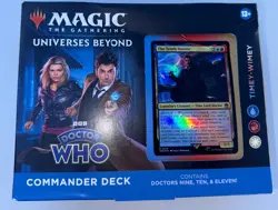 Magic The Gathering Universes Beyond Doctor Who Commander Deck NEW & SEALED!!! - Image 1