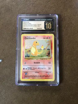 Charmander #001/034 Pokemon Classic: Charizard & Ho-Oh ex Holo (English) CGC 10 - Image 1