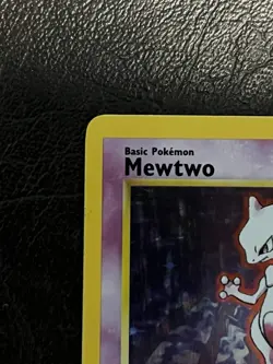 Pokemon Base Set MEWTWO Holo Rare 10/102 - Image 4