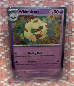 Pokemon Whimsicott (Cosmos Holo) #19 LP+ Mega Evolution Promos - Image 1