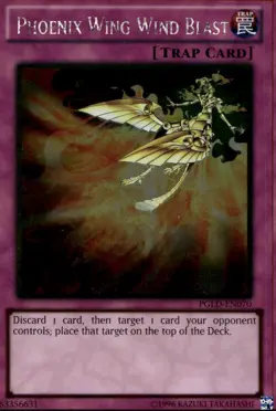 Phoenix Wing Wind Blast PWWB Unl Ed Gold Rare PGLD-EN070 Yu-Gi-Oh! - Image 1