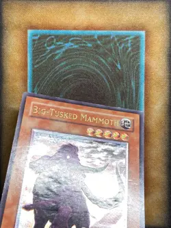 Yugioh Big-Tusked Mammoth FET-EN015 Ultimate Rare MP - Image 2