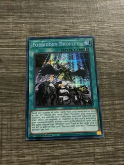 Yu-Gi-Oh | Forbidden Droplet MP22-EN254 Prismatic Secret Rare 1st Edition NM - Image 1