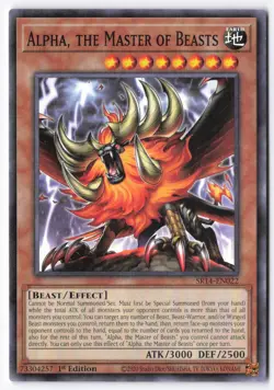 Alpha, the Master of Beasts Common Structure Deck: Fire Kings SR14-EN022 NM - Image 1
