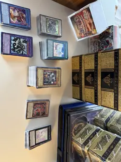 Massive Yugioh Collection. 25th Century Rares, Holo’s Etc. Sealed Tins, 3 Binder - Image 1