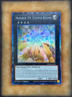 Yugioh Utopia 39: Utopia Rising MAZE-EN021 Collector Rare 1st Ed NM - Image 1