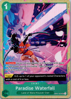 One Piece TCG Paradise Waterfall Premium Card Collection Vol. 1 OP01-057 English - Image 1