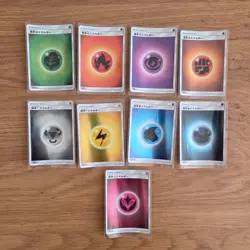 Pokemon Cards SM12a Reverse Holo Energy Cards Set of 9 Japanese Sun & Moon Era - Image 1