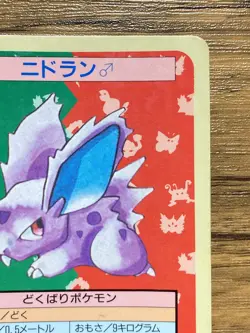 Pokemon Carddass Card Topsun No. 32 Nidoran Pocket Monsters Blue Back - Image 4