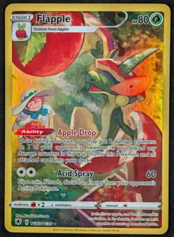 Flapple 2022 Trainer Gallery Full Art Ultra Rare Pokemon Card TG02/TG30 (NM) - Image 1