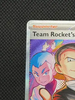 Pokemon TCG Destined Rivals Team Rockets Giovanni Card Sir Eng 238/182 Mint! - Image 2