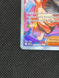 Pokemon TCG Destined Rivals Team Rockets Giovanni Card Sir Eng 238/182 Mint! - Image 5