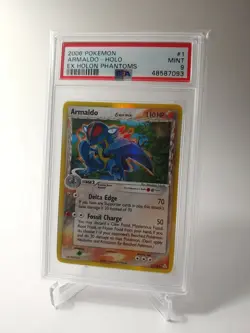 Armaldo 1/110 PSA 9 Holo EX Holon Phantoms 2006 Pokemon Graded Card Mint - Image 1