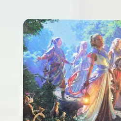 Magic Gathering Lotr Middle Earth Card Art Series Realm Seekers 74/81 Gold Stamp - Image 3