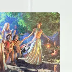 Magic Gathering Lotr Middle Earth Card Art Series Realm Seekers 74/81 Gold Stamp - Image 4