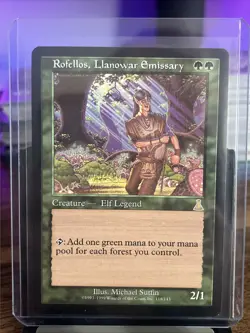 Rofellos, Llanowar Emissary Urza's Destiny Magic: The Gathering - Image 1