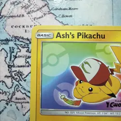 Ash's Pikachu TCG SM108 2017 Promo Card Pokemon 'I Choose You' One Card - Image 2