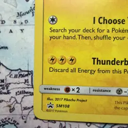 Ash's Pikachu TCG SM108 2017 Promo Card Pokemon 'I Choose You' One Card - Image 5