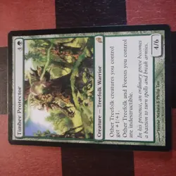 Mtg Timber Protector and Treefolk Harbinger LP Lorwyn Treefolk Magic Cards - Image 3