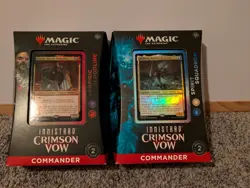 MTG Innistrad Crimson Vow BOTH Decks Vampiric Bloodline Spirit Squadron - Image 1
