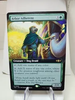 Arbor Adherent (Extended Art) Commander: Tarkir: Dragonstorm Regular - Image 1