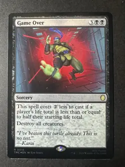 Teenage Mutant Ninja Turtles Game Over SURGE FOIL 18 MTG TMNT - Image 1
