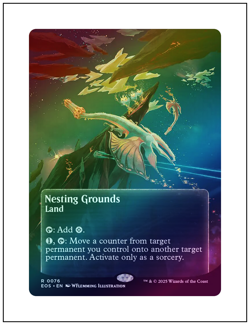 1x Nesting Grounds 0076, Foil, Edge of Eternities Stellar Sights, Magic MTG NM - Image 1
