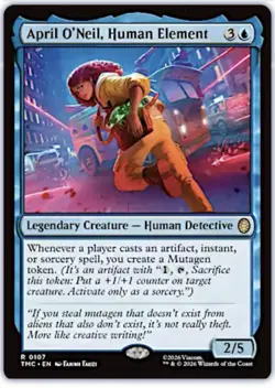 April O'Neil, Human Element Commander-Teenage Mutant Ninja Turtles Regular- NM/M - Image 1