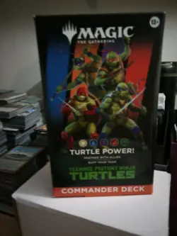 MtG Commander Deck "Turtle Power" Teenage Mutant Ninja Turtles Sealed Deck - Image 1