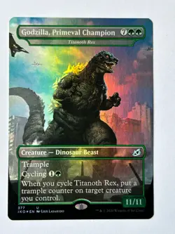 Godzilla, Primeval Champion 377 Ikoria Foil Borderless - Image 1