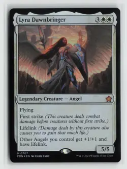 Lyra Dawnbringer 0707 Foil Foundations FDN MTG Magic - Image 1